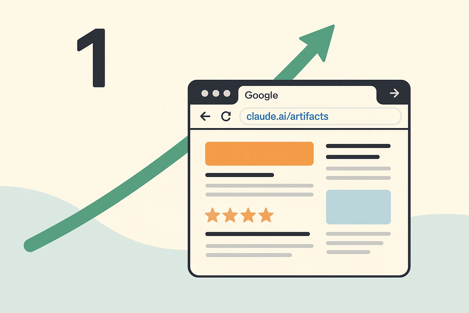 Illustration d’un artifact publié pour le Parasite SEO