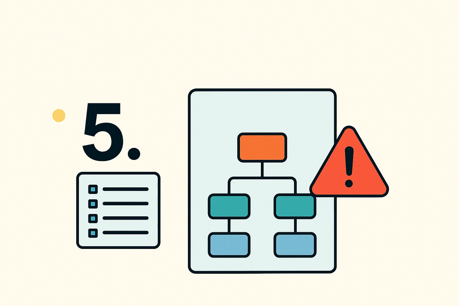 Illustration d’un sitemap révélant des erreurs SEO courantes