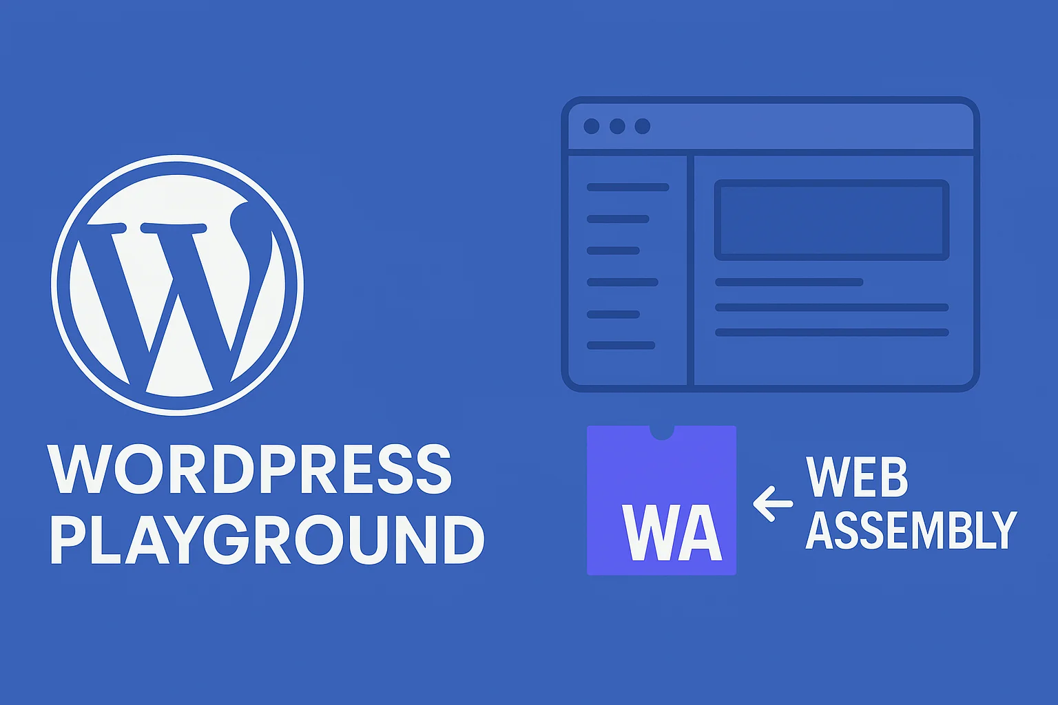 WordPress Playground : exécuter WordPress directement dans votre navigateur grâce à WebAssembly